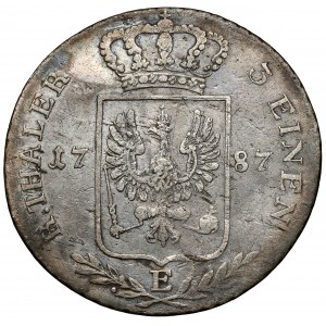Prusy, Friedrich Wilhelm II, 1/3 talara 1787-E, Königsberg