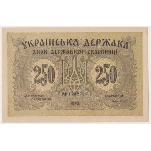 Ukraine, 250 Karbovantsiv 1918 - AB