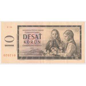 Czechoslovakia, 10 Korun 1960