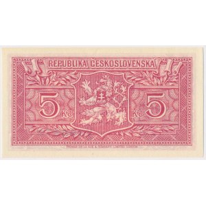 Czechoslovakia, 5 Korun (1945)