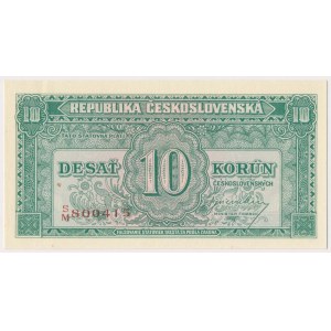 Czechoslovakia, 10 Korun (1945)