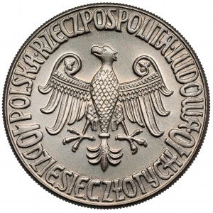 Próba CuNi 10 złotych 1964 Kazimierz Wielki