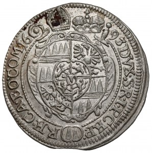 Austria, Karol II von Liechtenstein, 3 krajcary 1693, Ołomuniec