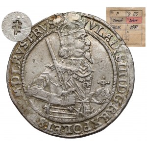 Władysław IV Waza, Talar Toruń 1637 II - ex. Potocki i Kałkowski