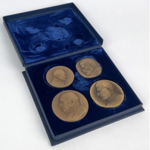Polska i Czechosłowacja, Medale związane z Opawą 1957-1967 - zestaw (4szt)