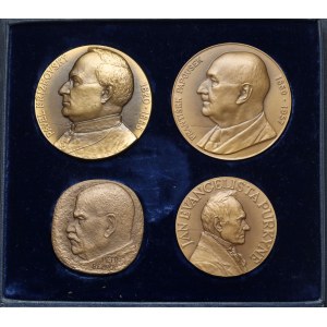 Polska i Czechosłowacja, Medale związane z Opawą 1957-1967 - zestaw (4szt)