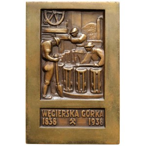 Plakieta (70x45) Huta w Węgierskiej Górce 1938 - b.rzadka