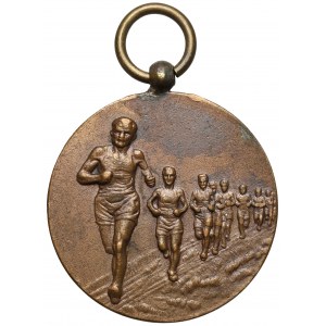 PRL (?) Medal nagrodowy za III Miejsce Bieg na Przełaj Pań