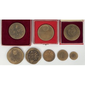 Czechy, Medale brązowe - zestaw (8szt)
