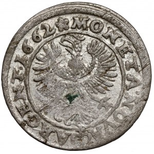 Śląsk, Jerzy III Brzeski, 3 krajcary 1662, Brzeg