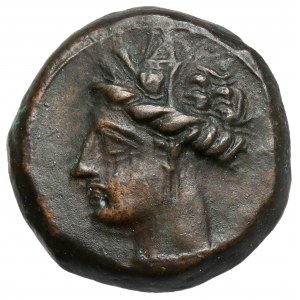 Grecja, Zeugitana, Kartagina (400-350 p.n.e.) AE15