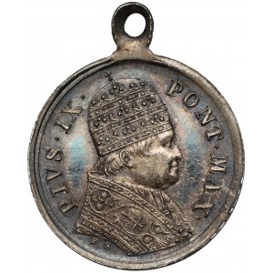 Watykan, Pius IX, Medal 1877 - jubileusz biskupstwa