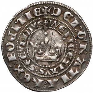 Czechy, Wacław II Czeski (1278-1305) Grosz praski
