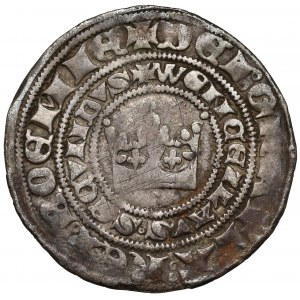 Czechy, Wacław II Czeski (1278-1305) Grosz praski