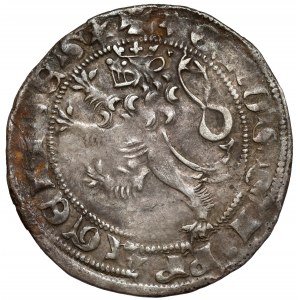 Czechy, Wacław II Czeski (1278-1305) Grosz praski