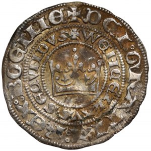 Czechy, Wacław II Czeski (1278-1305) Grosz praski