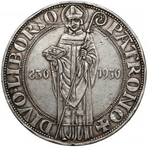 Niemcy, Paderborn, Medal 1936 - 1100. rocznica przeniesienia relikwii Liboriusa