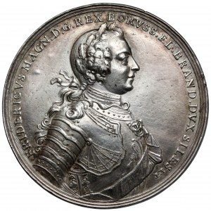 Niemcy, Prusy, Friedrich II, Medal 1757 - Bitwa pod Pragą