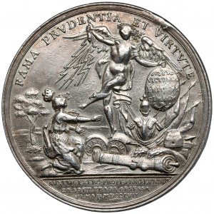 Niemcy, Prusy, Friedrich II, Medal 1757 - Bitwa pod Pragą