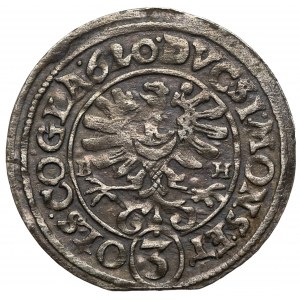 Śląsk, Henryk Wacław i Karol Fryderyk, 3 krajcary 1620 BH