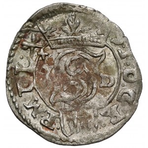 Stefan Batory, Szeląg Poznań 1585 ID - duży monogram - b.rzadki