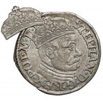 Stefan Batory, Trojak Olkusz 1581 - sznurowa obręcz