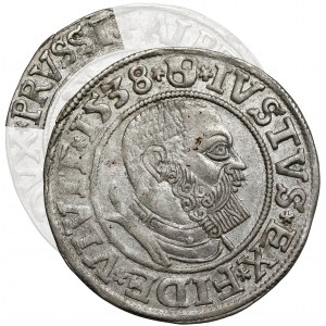 Prusy, Albrecht Hohenzollern, Grosz Królewiec 1538 - PRVSSI