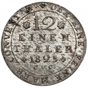 Brunswick, Karl II, 1/12 talara 1825 CvC