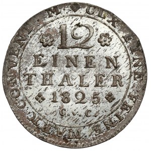 Brunswick, Karl II, 1/12 talara 1825 CvC