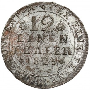 Brunswick, Karl II, 1/12 talara 1825 CvC
