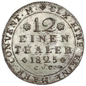Brunswick, Karl II, 1/12 talara 1825 CvC
