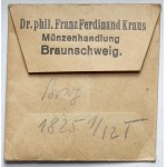 Brunswick, Karl II, 1/12 talara 1825 CvC