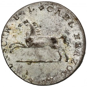 Brunswick, Karl II, 1/12 talara 1825 CvC