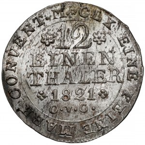 Brunswick, Georg IV, 1/12 talara 1821 CvC