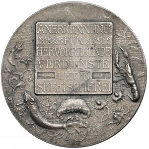 Niemcy, Medal bez daty (~1900) - za wybitne zasługi dla rybołówstwa morskiego