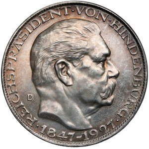 Niemcy, Medal Prezydent Hindenburg 1847-1927 D