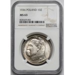 Piłsudski 10 złotych 1936