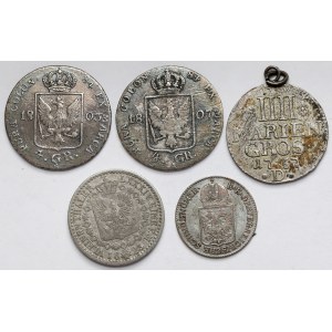 Niemcy i Austria, Monety srebrne 1757-1849 - zestaw (5szt)