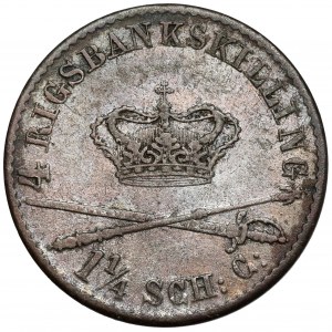 Dania, Christian VIII, 4 rigsbankskilling 1842