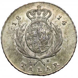 Księstwo Warszawskie, Talar 1814 IB