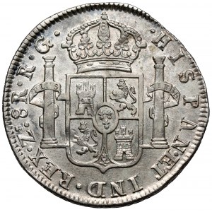 Meksyk, Ferdynand VII, 8 reali 1821 - Zacatecas