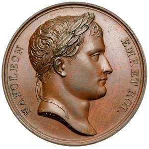Francja, Napoleon I, Medal 1806 - Budowa Łuku Triumfalnego