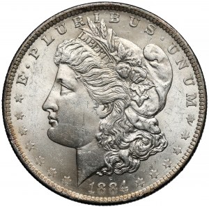 USA, Dolar 1884-O, New Orleans - Morgan Dollar