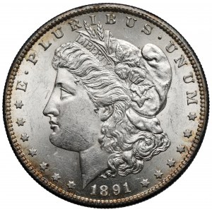 USA, Dolar 1891-S, San Francisco - Morgan Dollar