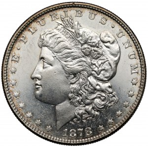 USA, Dolar 1878, Philadelphia - Morgan Dollar - typ 1