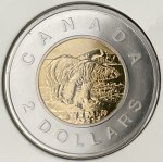 Kanada, Monety i banknot - 1-2 dolara 1986-1996 - zestaw (3szt)