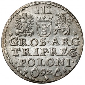 Zygmunt III Waza, Trojak Malbork 1592