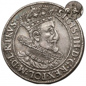 Zygmunt III Waza, Ort Gdańsk 1615 - typ II - ODWRÓCONY ozdobnik