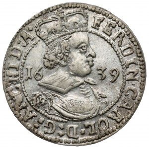 Austria, Ferdynand Karol, 3 krajcary 1639, Hall