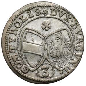Austria, Ferdynand Karol, 3 krajcary 1639, Hall